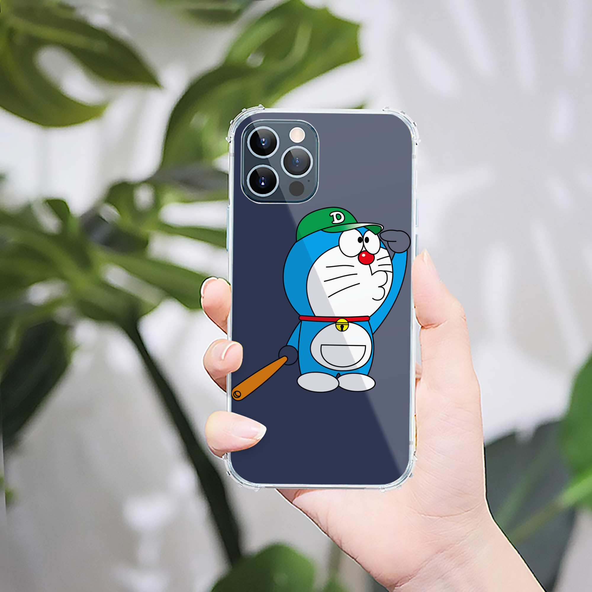 （画像用） ドラえもん Doraemon 【iPhone 12シリーズ対応】透明スマホケース（クリアソフトケース）